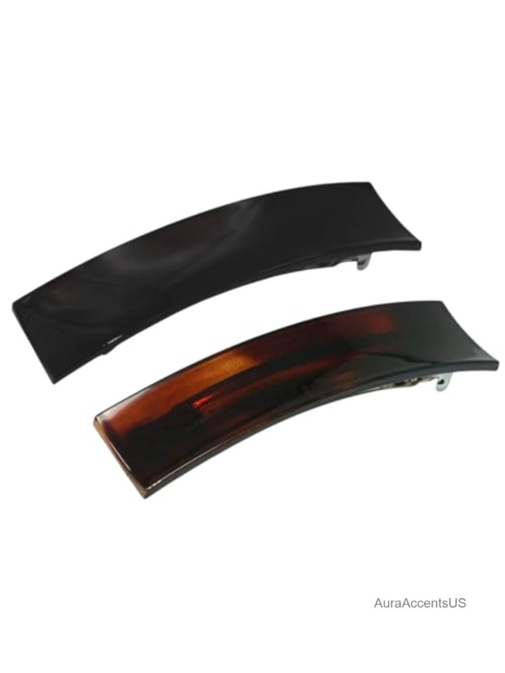 Set of 2 Extra Large Rectangle Hair Clips Barrettes for Thick Hair